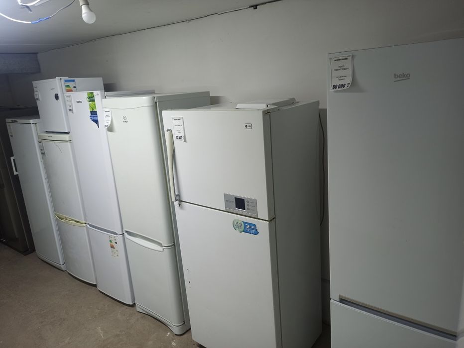 Холодильники разных размеров и функции, гарантия 3 месяца от 35000т