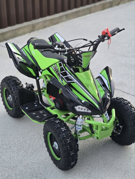 ATV copii 49cc Ultra Raptor demaror automat 6” 2T verde