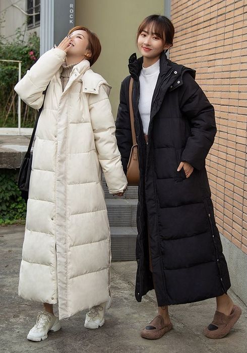 Женская куртка пуховик женский длинный зимний 50 52 54