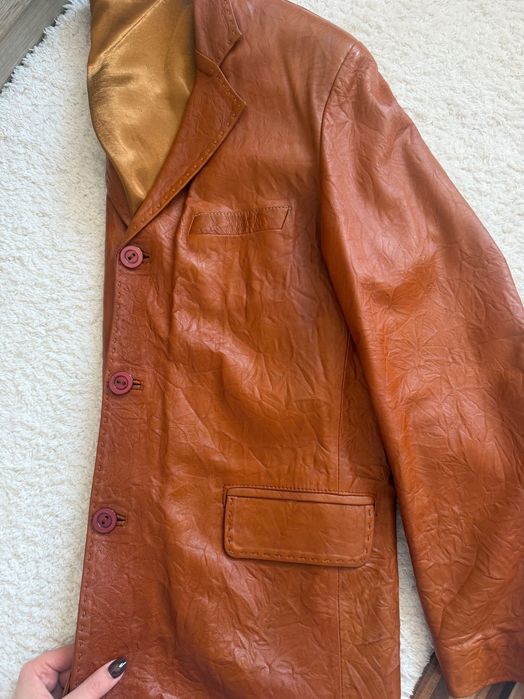 Мъжко Сако от естествена кожа