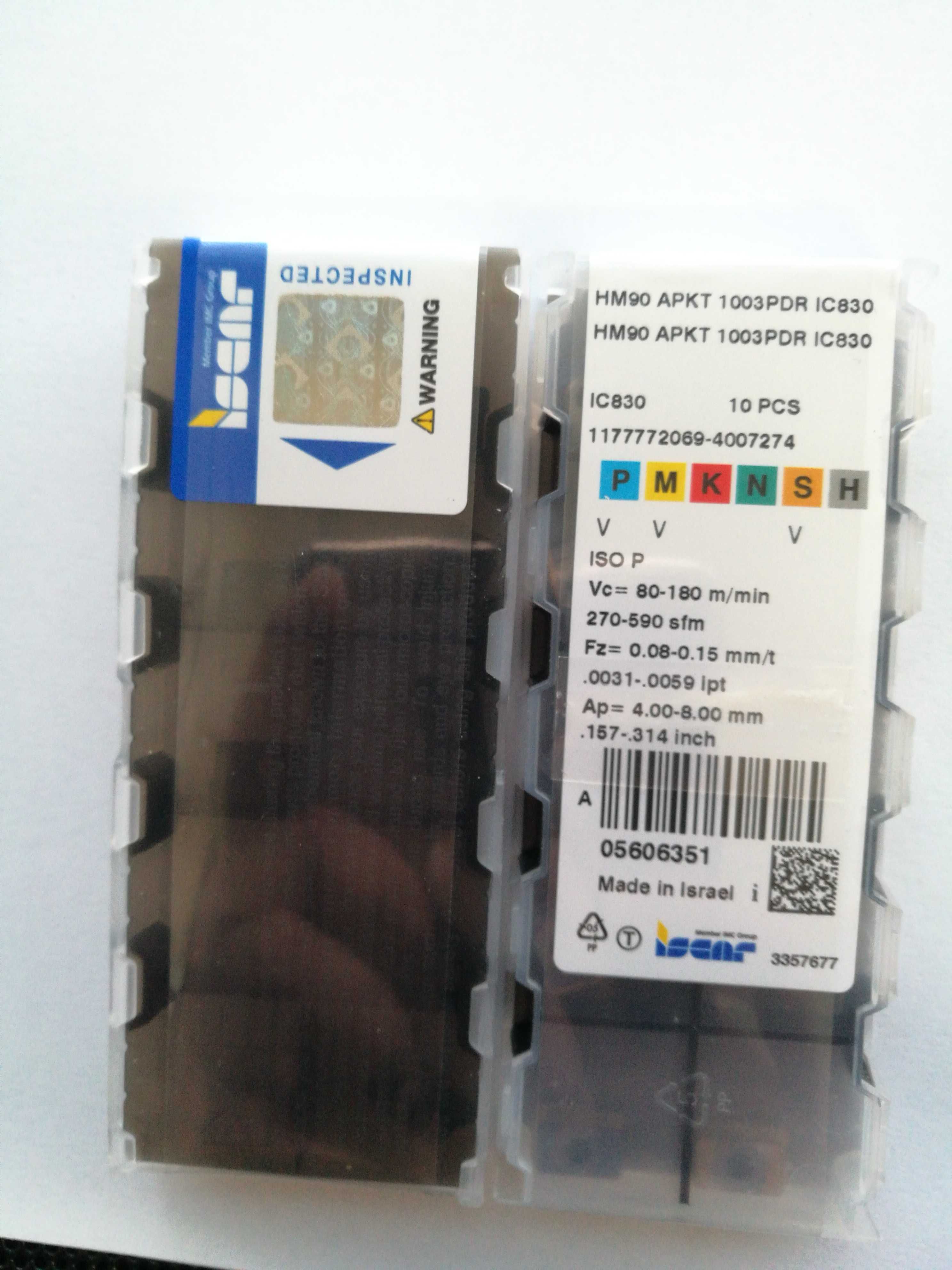 Дорникови фрези и пластини ISCAR APKT-10 03 IC 830