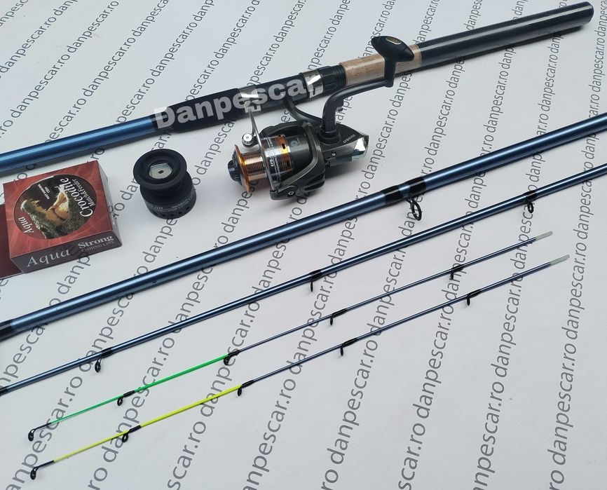 SET Lanseta ROBINHAN KOMODO Feeder 3.60m+Mulineta FL EFB4000+150m fir