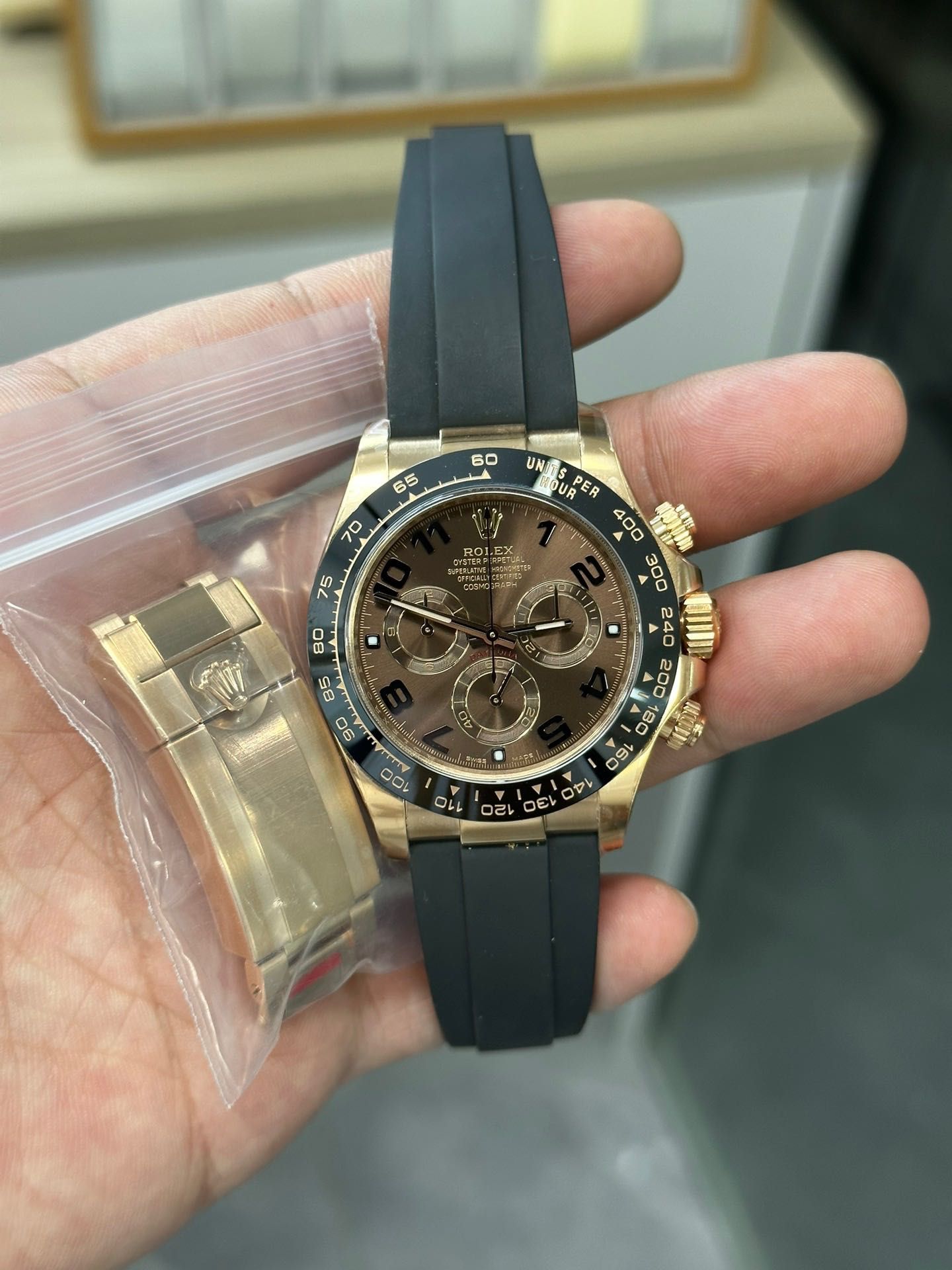 Rolex Daytona Choholate / Rosé Gold