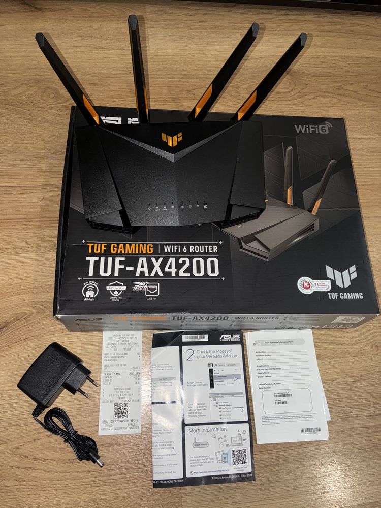Рутер Asus TUF Gaming AX4200