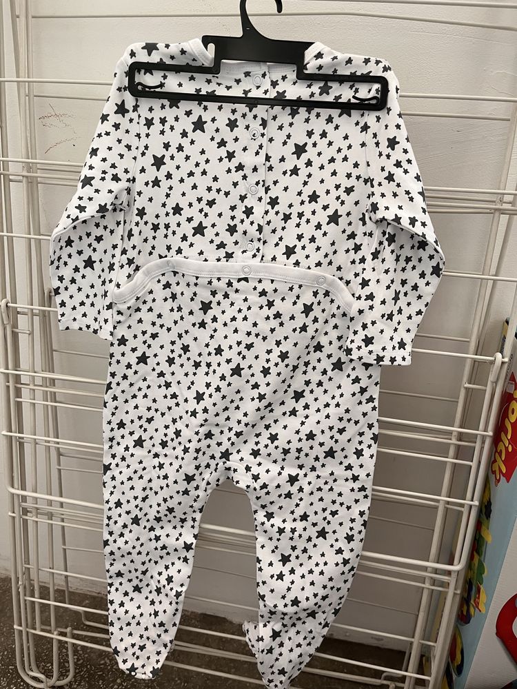 3x pijamale copii tip salopeta cu botosei Tex, 18 luni