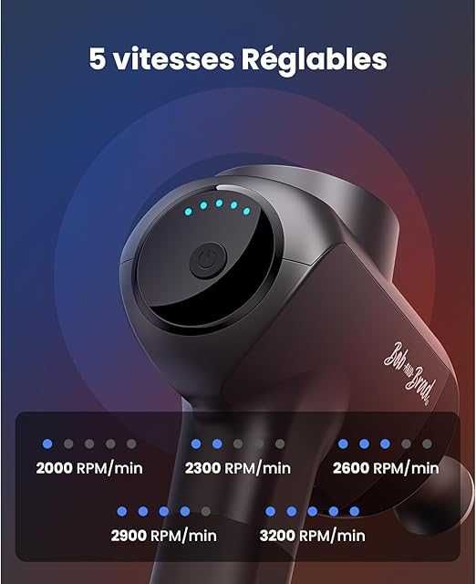 Pistol de masaj cald și rece, Bob and Brad X6 Pro Max cu jet de 11 mm