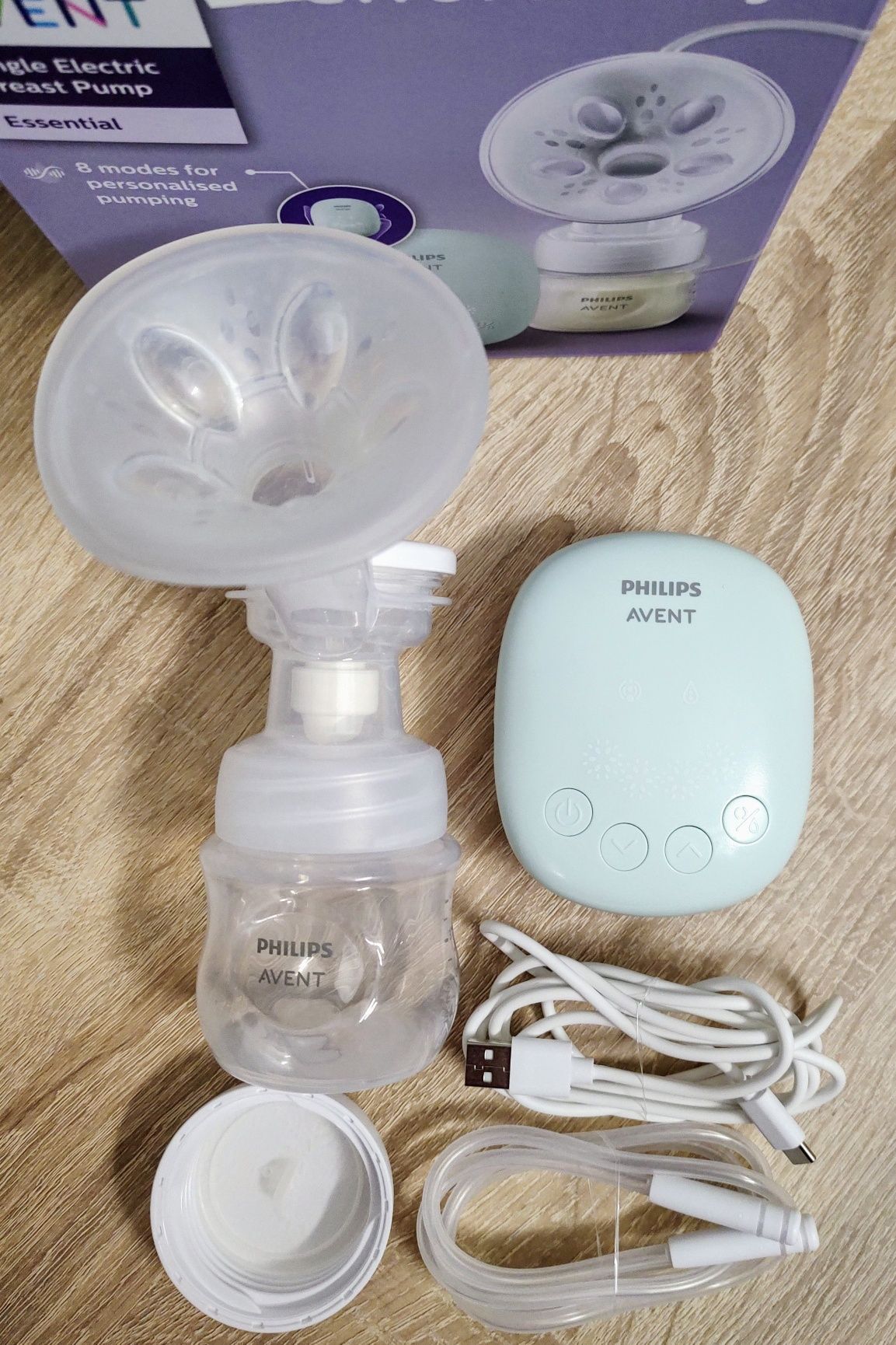 Единична електрическа помпа за изцеждане на кърма Philips AVENT Essent