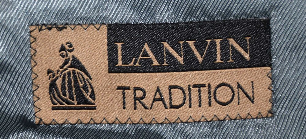 Costum Lanvin Jacheta si Pantaloni Lana Superfina Nr 60 barbati Ofertă