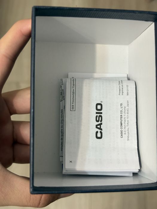 Часы касио 2024 года.