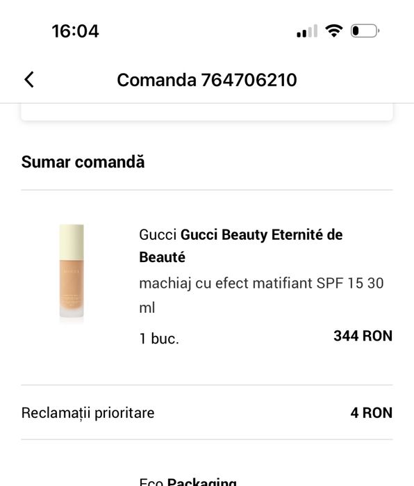 Fond de ten Gucci
