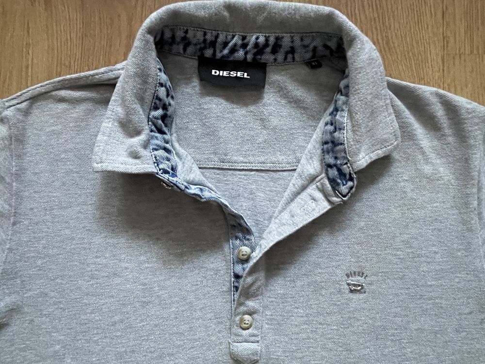 Diesel Grey Polo Tshirt XL