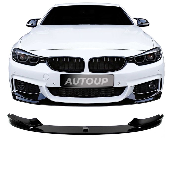Prelungire Lip Bara Fata BMW Seria 4 F32 F33 F36, Negru Lucios