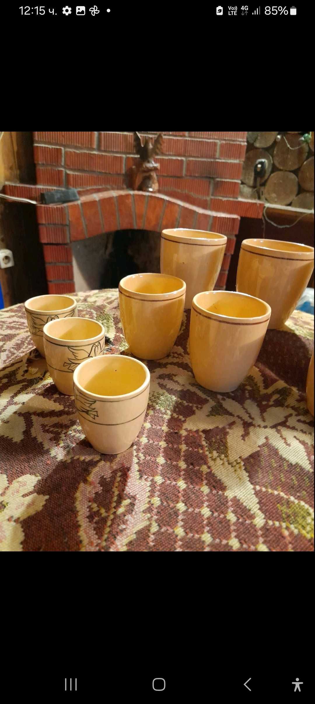 Нови неизползвани съдове за хранене  керамика