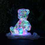 3D Светещо мече Bear 30cm LED  светлина с USB захранване и батерии