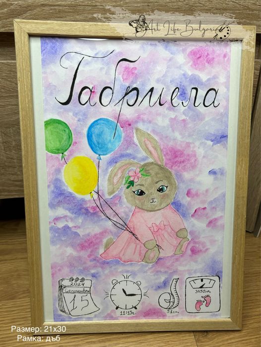 Ръчно рисувани картини с акрил