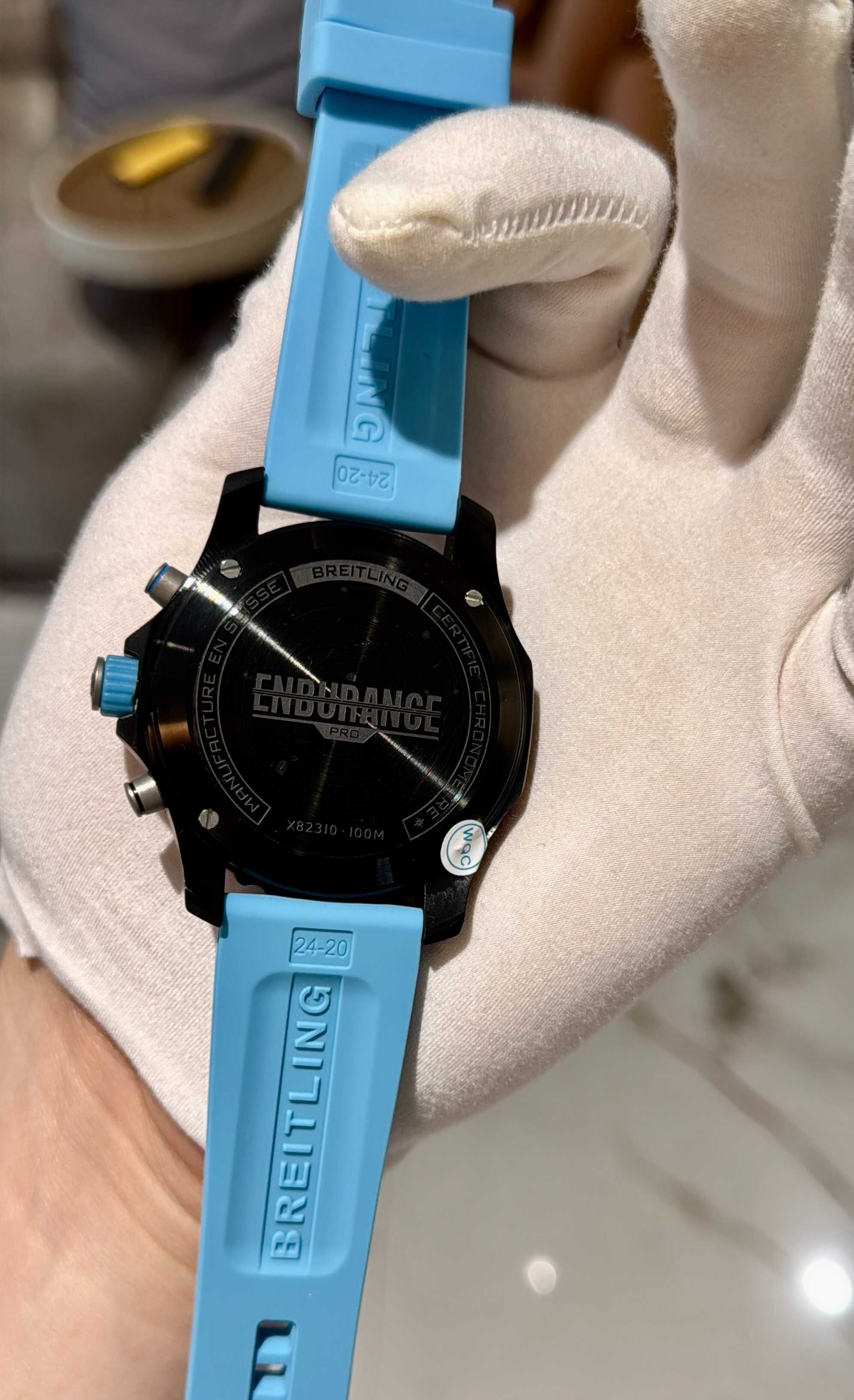 Breitling endurance pro black blue 44
