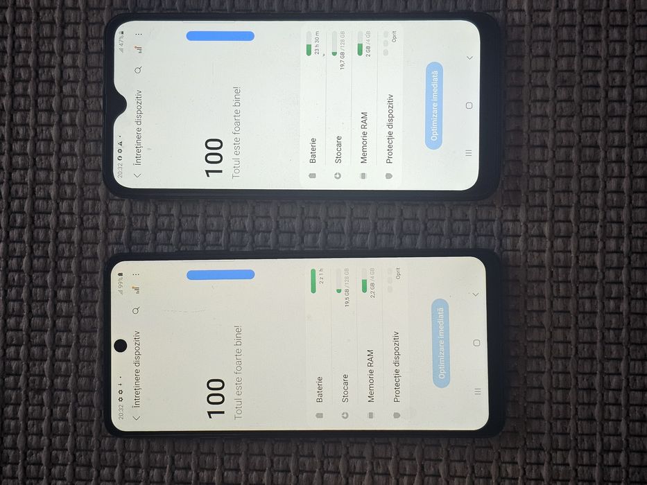 Telefon Samsung Galaxy A50, A21S Dual SIM 128GB, 4G Negru si Albastr