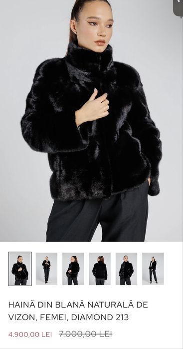 Blana vizon neagra