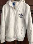 Geaca Adidas alba