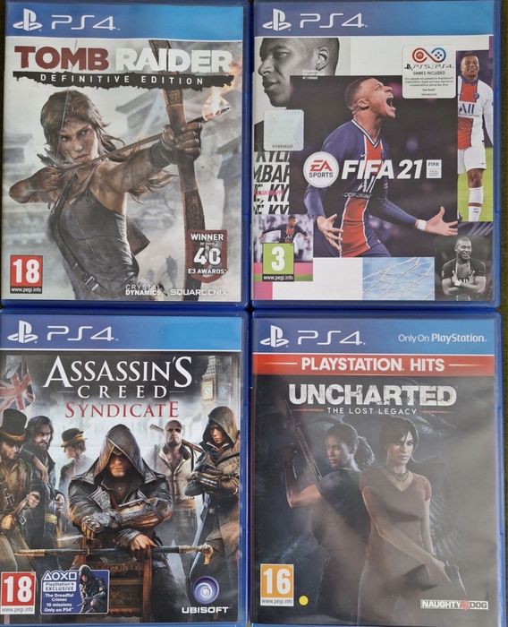 Ps 4 jocuri in stare buna oferim