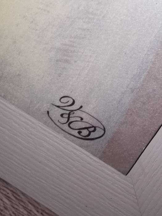 Картина от две части абстрактно изкуство RED 1  Verbeek-Van Den Broek