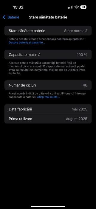 Vand iphone 16pro max 256 gb
