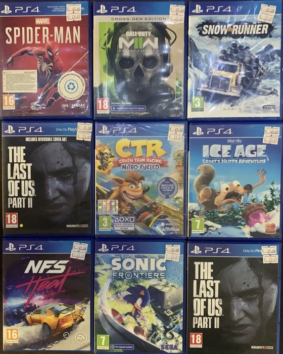 игри за Playstation 4, PS4 games