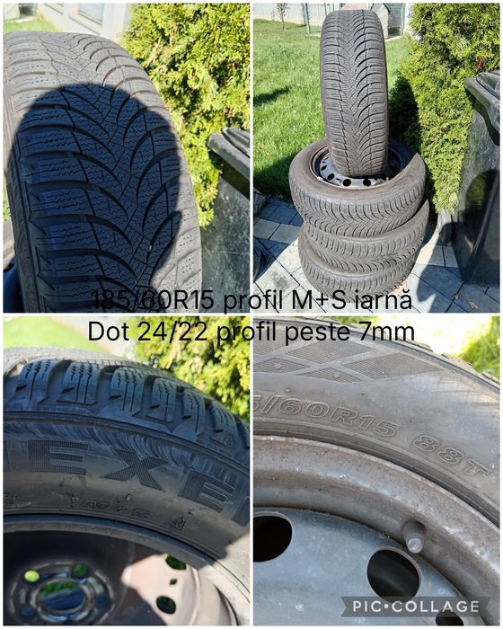 Cauciucuri iarna 185 /60/R15 Seat Ibiza Skoda Fabia VW Polo
