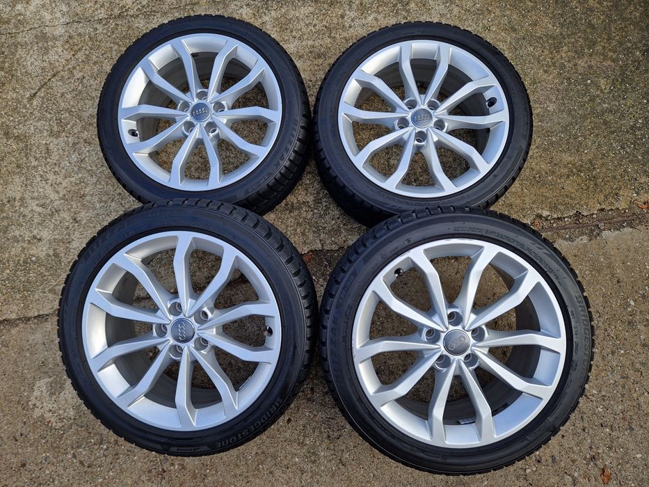 Jante 5x112 Audi A4 B9 anvelope iarna 225 45 18