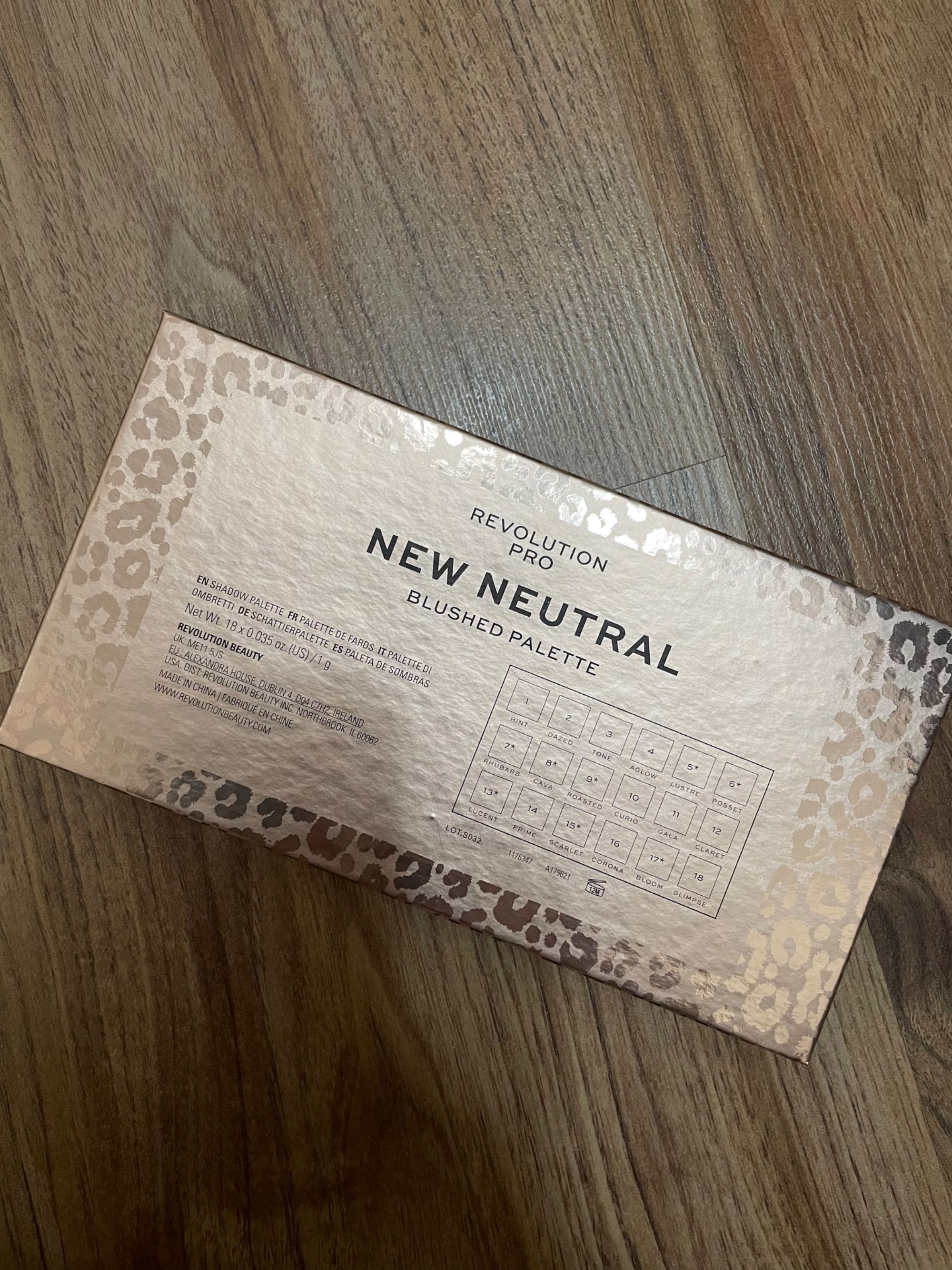 Грим палитра new neutral revolution pro