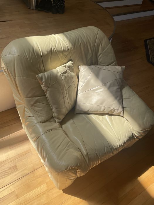 Canapele set piele naturala