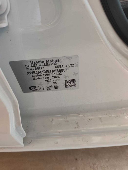 Cobalt Midnight MCM 2026 йил кузов, янги, ранги оқ, янгиланган версия