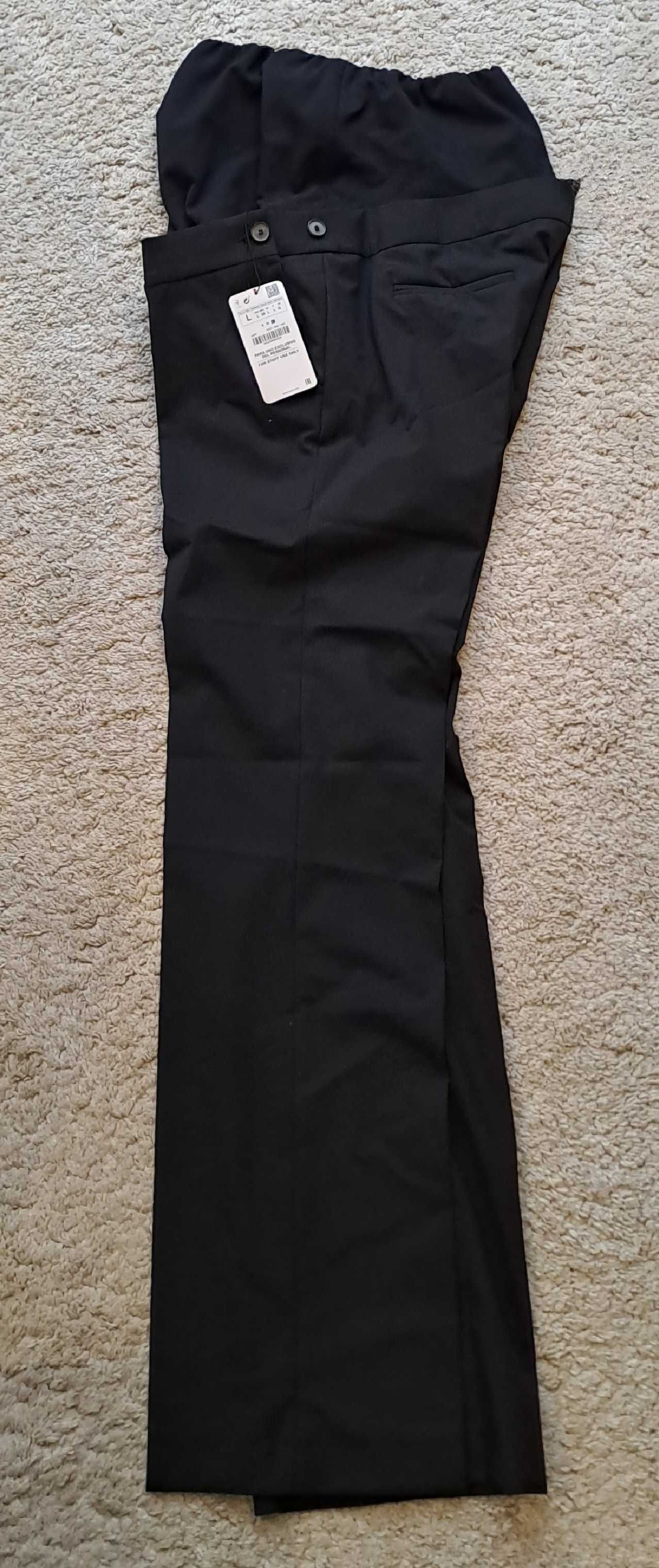 Дамски панталон с ръб за бременни, Zara, размер L