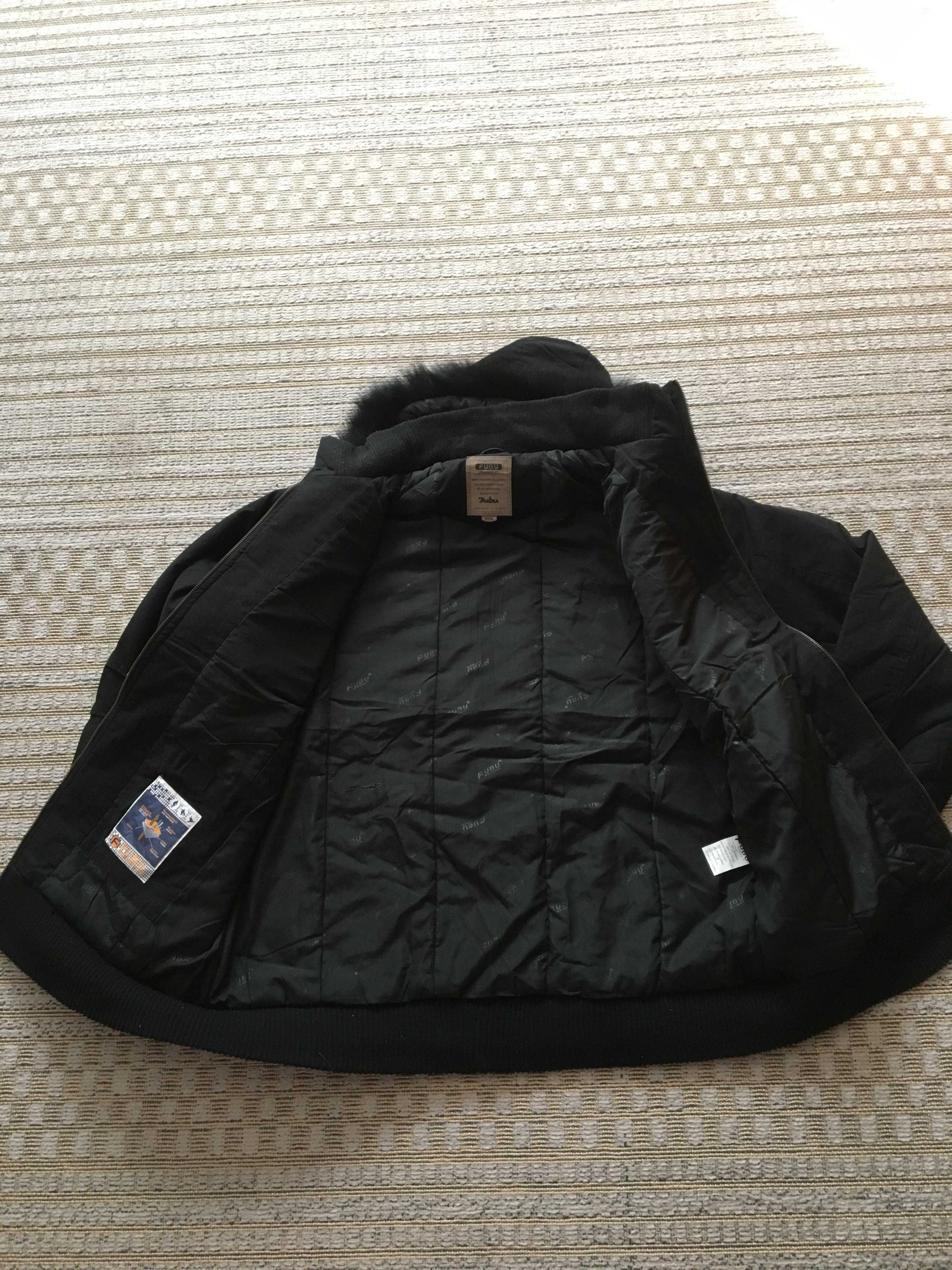 Jacheta neagra de iarna pentru barbati, mar XXXL - NOU fara eticheta