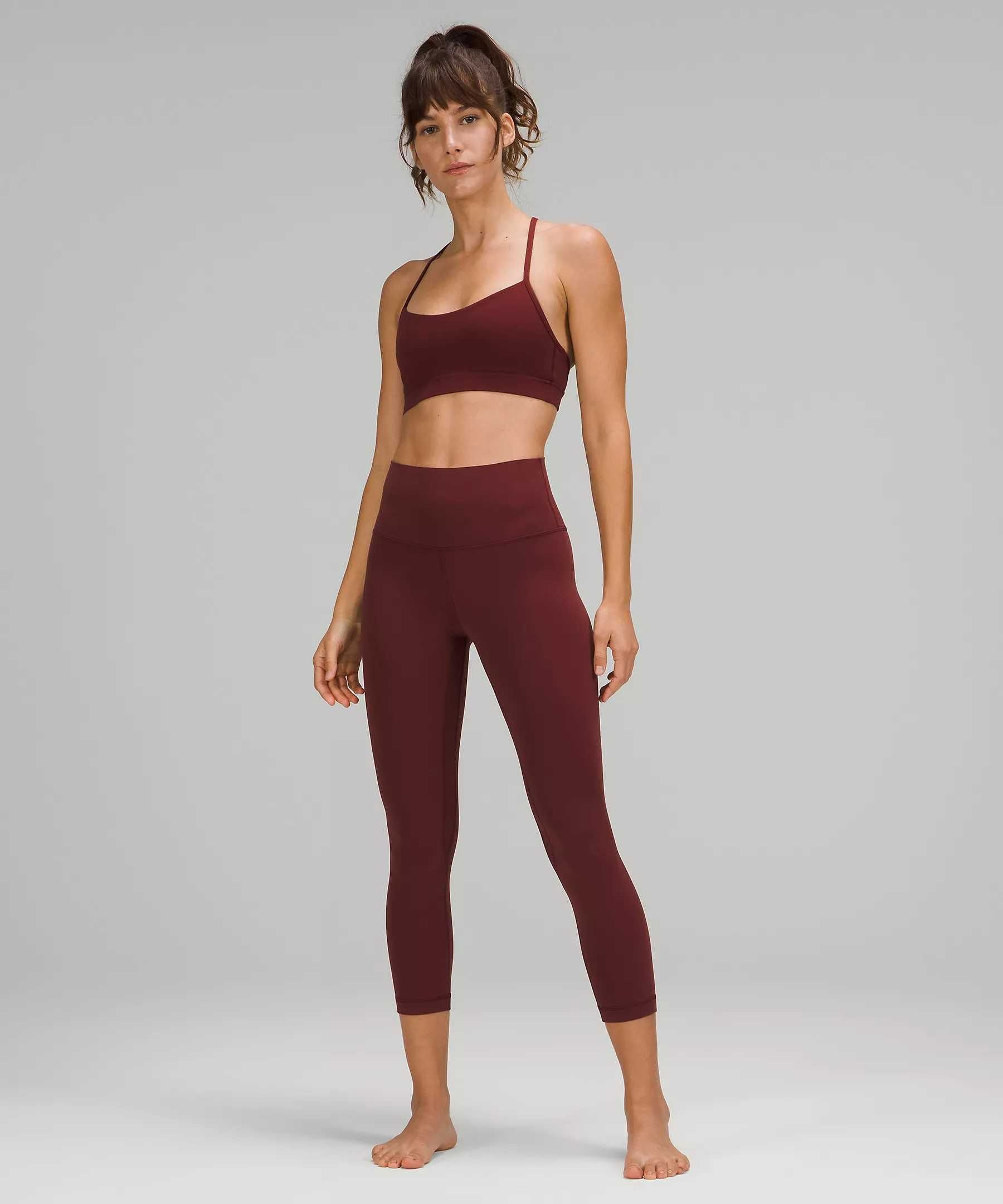 Lululemon colanti Marime 6 Align High Rise Crop 23 Yoga