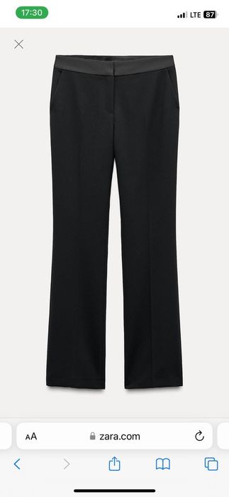Панталон черен ZARA