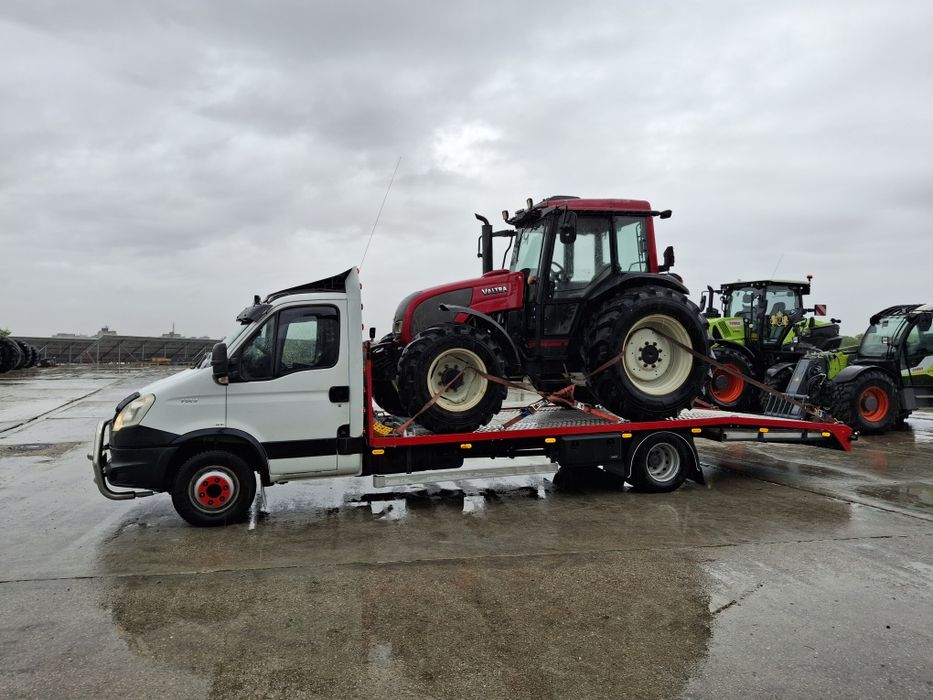 Transport Utilaje Teleorman încărcător frontal jcb cat merlot john dee
