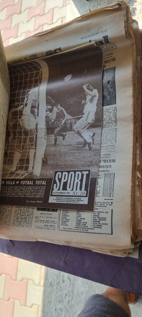 Sportul colectie de ziare anii 1981_1986