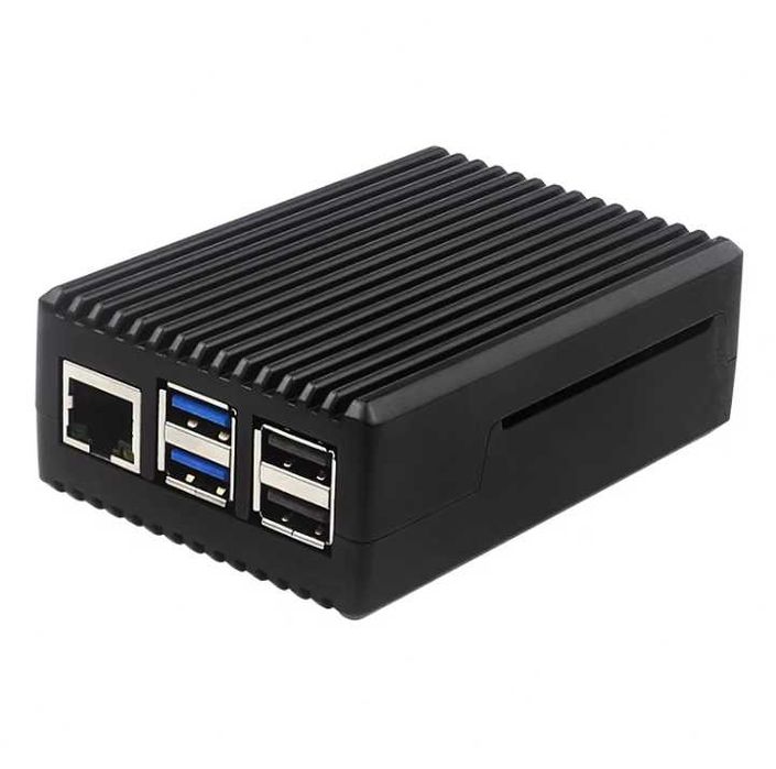Carcasa Raspberry Pi 4/5 Aluminum Case Passive Cooling Armored Metal