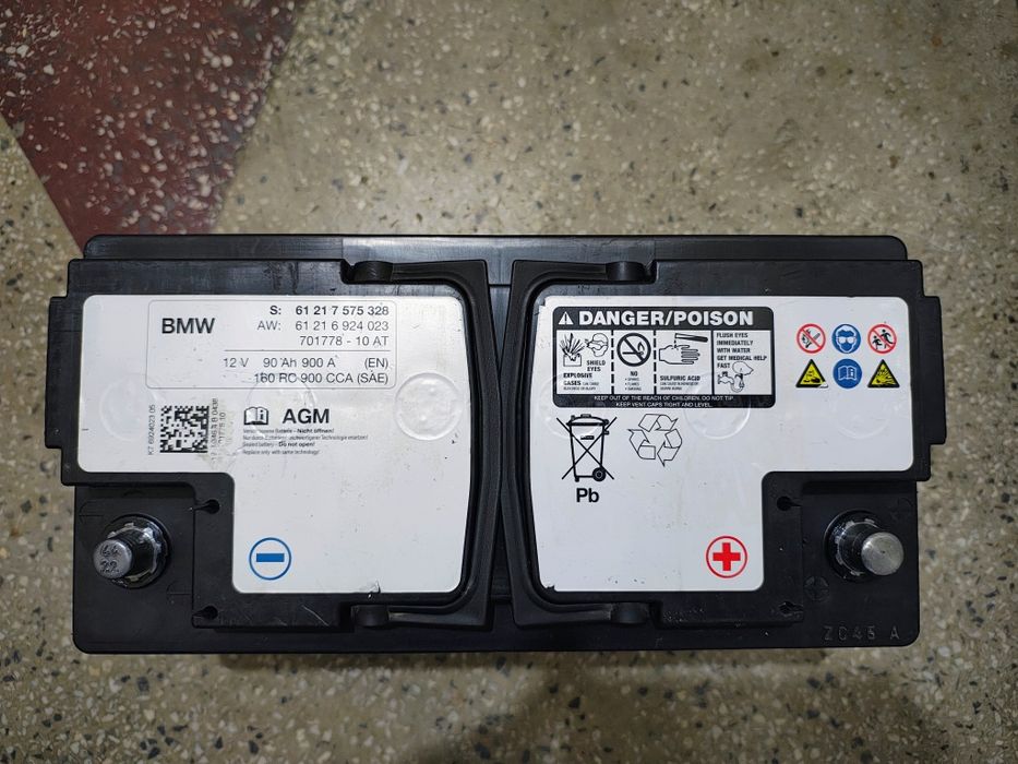 Baterie originala originala Bmw 90Ah AGM start stop import.