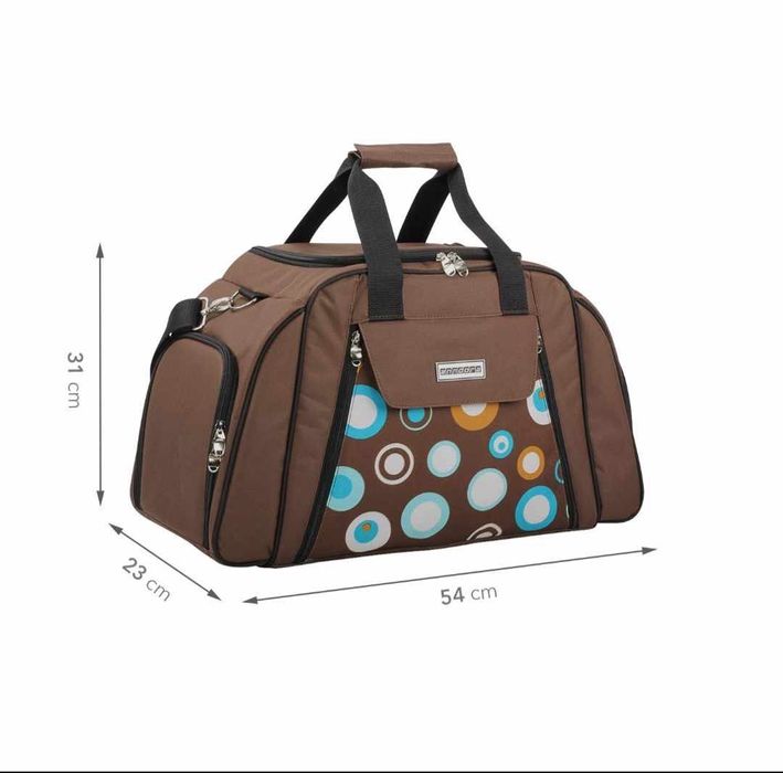 Пикник чанта за четирима с прибори