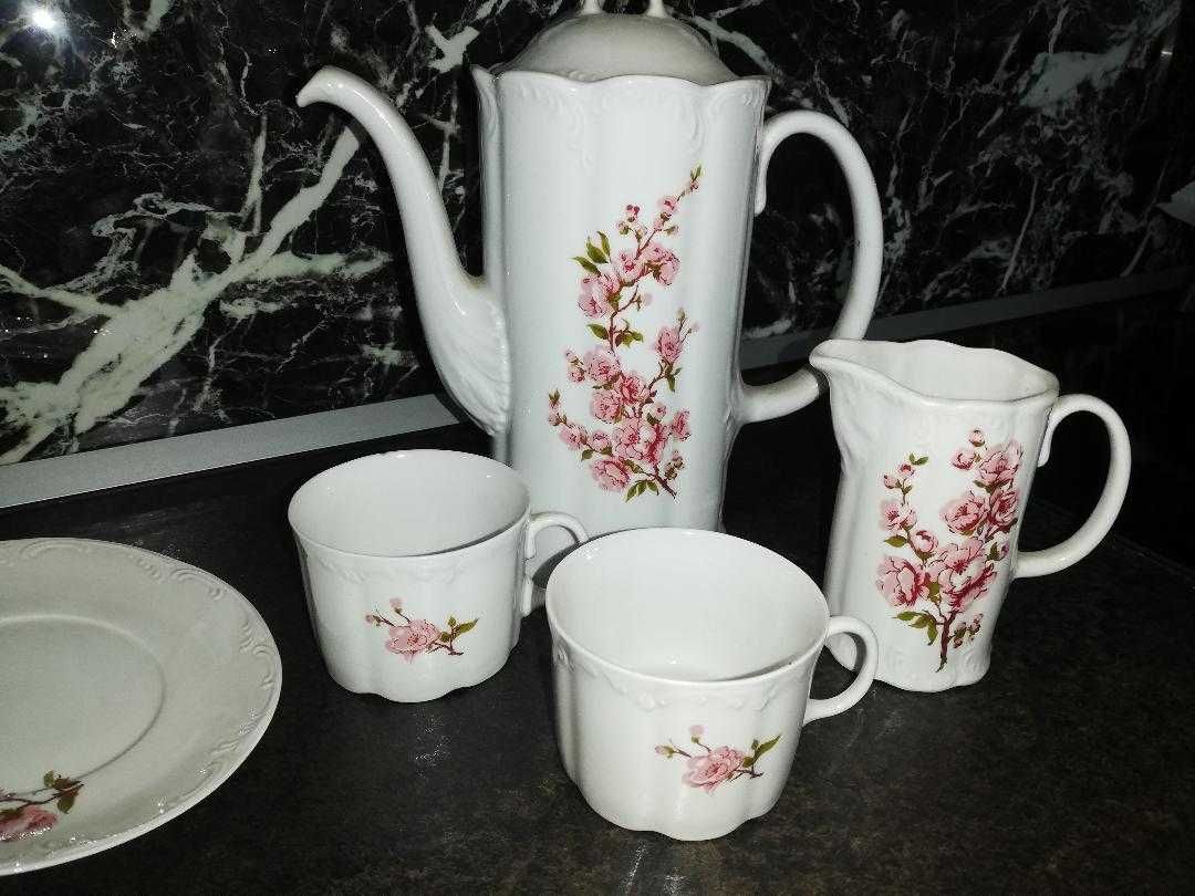 Set de cafea, model vintage