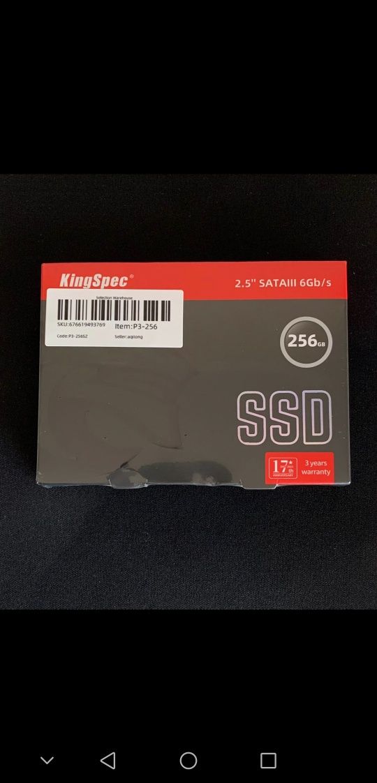 Новый SSD-диск Kingspec объемом 256 ГБ