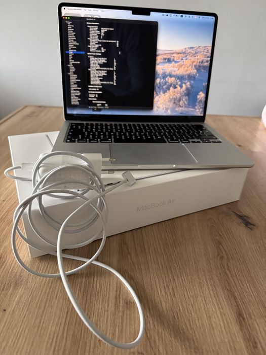 MacBook Air 2023 M2 13”, 8 GB, 512GB SSD, Silver