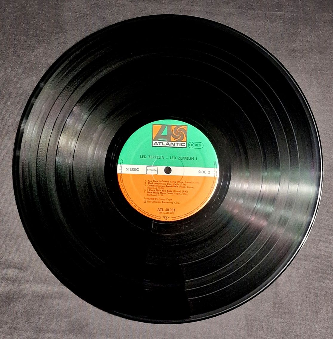 Vinyl vinil LED ZEPPELIN Led Zeppelin - Atlantic GER LP 1969