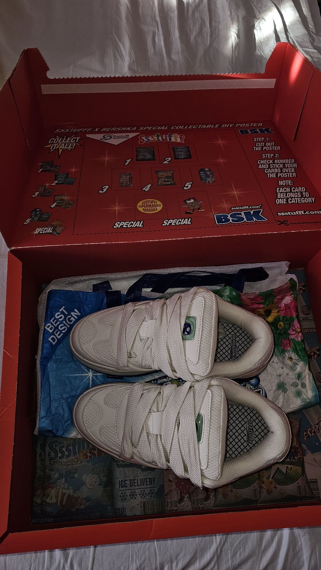 Adidasi Bershka x SSSTUFFF Editie Limitata