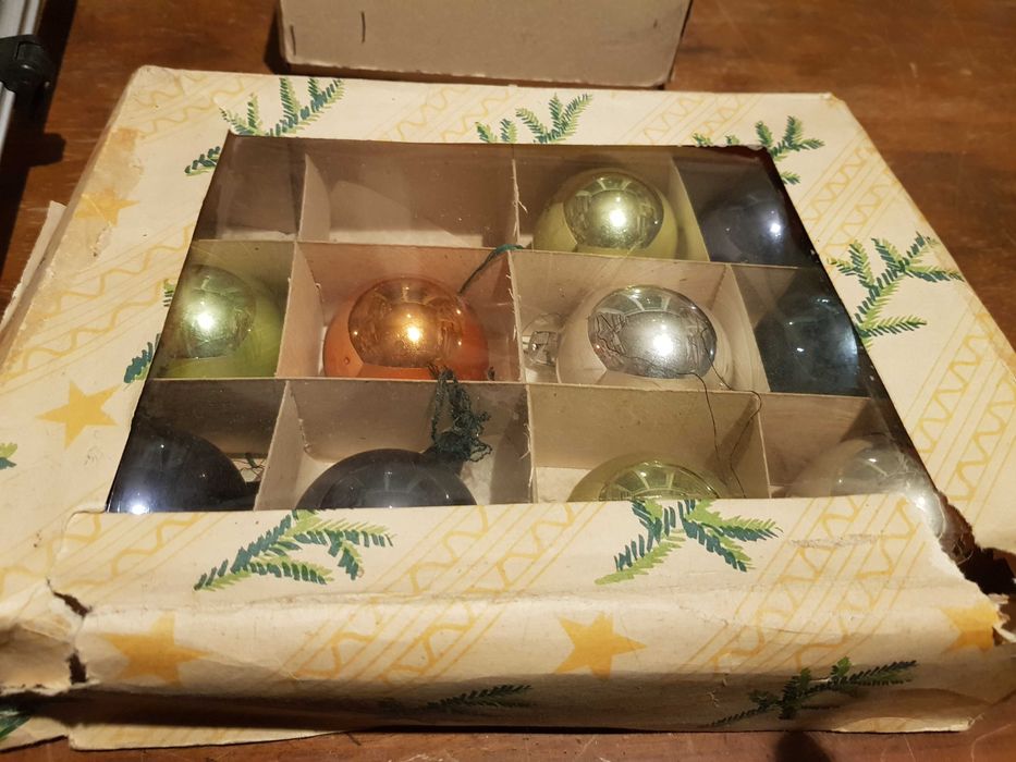 Globuri vechi romanesti Craciun Cooperativa Arta Jucariilor CLUJ 1974