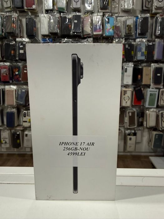 iSellStore Vâlcea: iPhone 17 Air - Nou - Black - 256GB -  Neverlocked