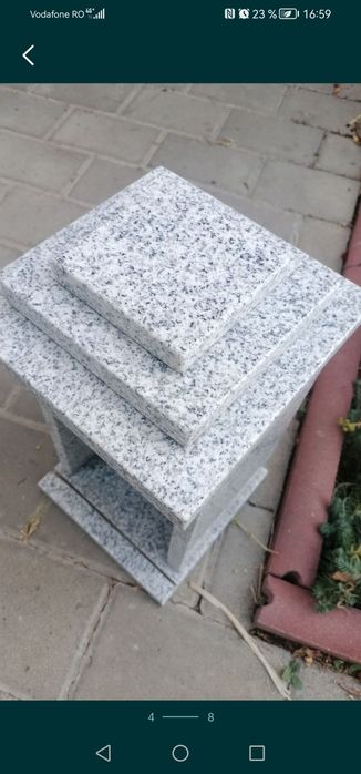 Suport lumânare cavou din granit