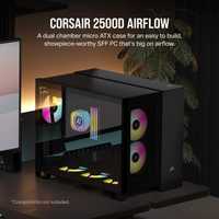 Компютърна Кутия Corsair 2500 AIRFLOW BLACK + Case Panel Kit